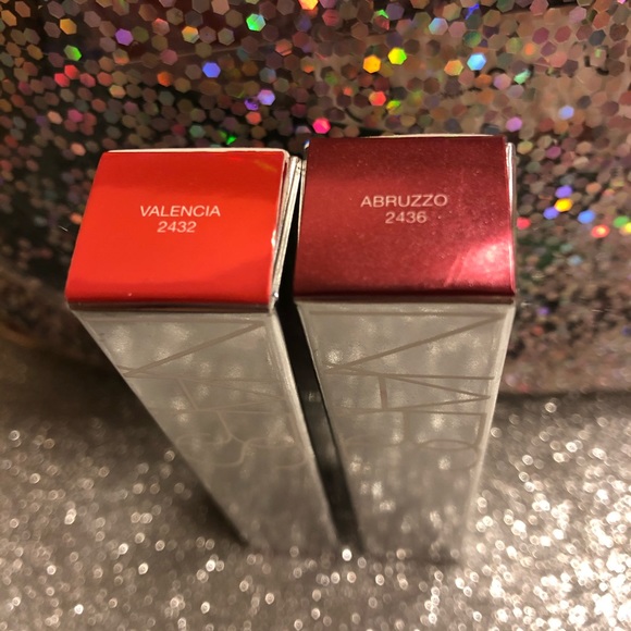 BNIBNARS Full Vinyl Lip Lacquer Abruzzo & Valencia - Picture 2 of 7